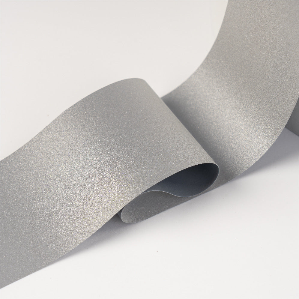 Bright Silver Reflective, Water-Resistant and Elastic Heat Transfer Film 亮银反光抗防水弹力热贴膜