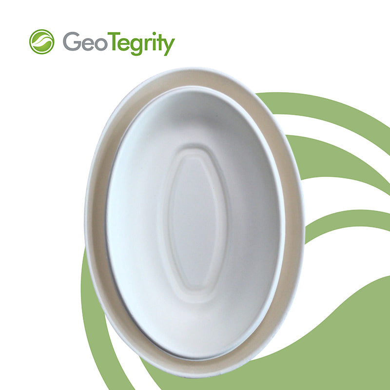 Оптовая продажа без ПФАС экологически чистые биоразлагаемые растительные волокна сахарного тростника жом формовочная целлюлоза одноразовые овальные миски