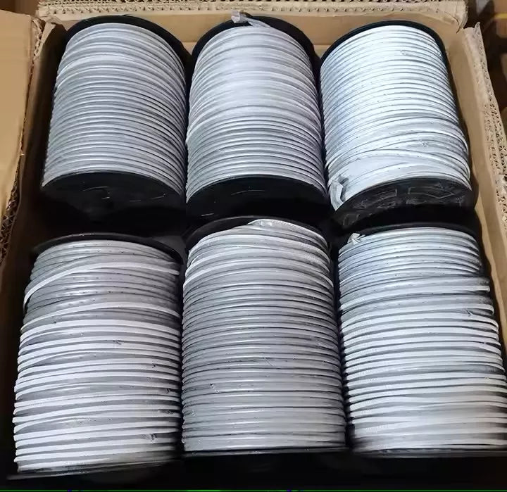 Bright Silver Reflective Single-Sided Elastic Fabric Ultrasonic Piping 亮银反光单面弹力布超声波包边条