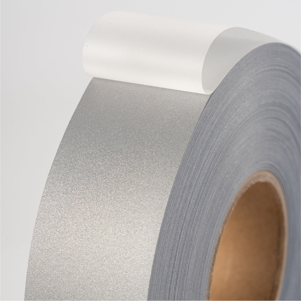 Bright Silver Reflective, Water-Resistant and Elastic Heat Transfer Film 亮银反光抗防水弹力热贴膜