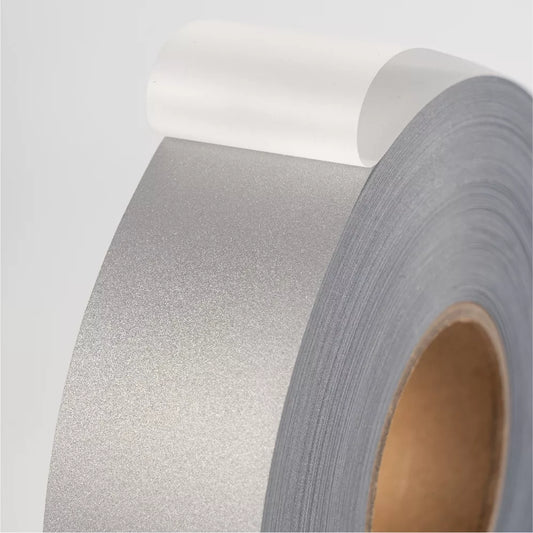 Bright Silver Reflective PU Heat Transfer Film 亮银反光PU热贴膜