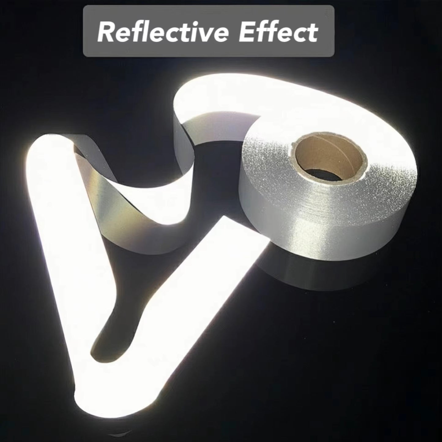 Bright Silver Reflective, Water-Resistant and Elastic Heat Transfer Film 亮银反光抗防水弹力热贴膜