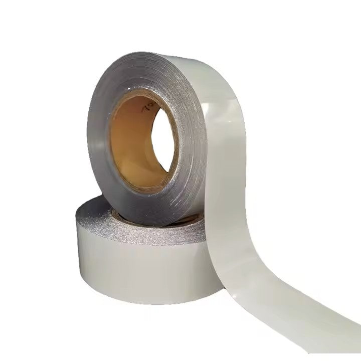 Bright Silver Reflective Elastic Heat Transfer Film 亮银反光弹力热贴膜