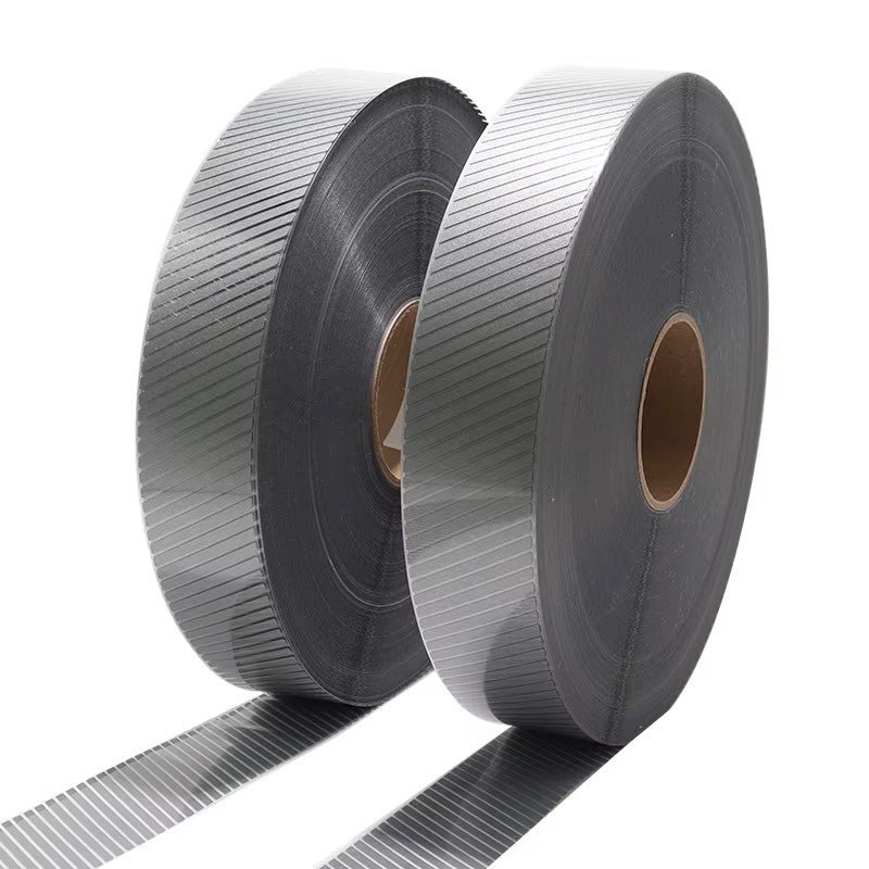 Twill Bright Silver Reflective Elastic Heat Transfer Removable Film 斜纹亮银反光弹力热帖可移膜