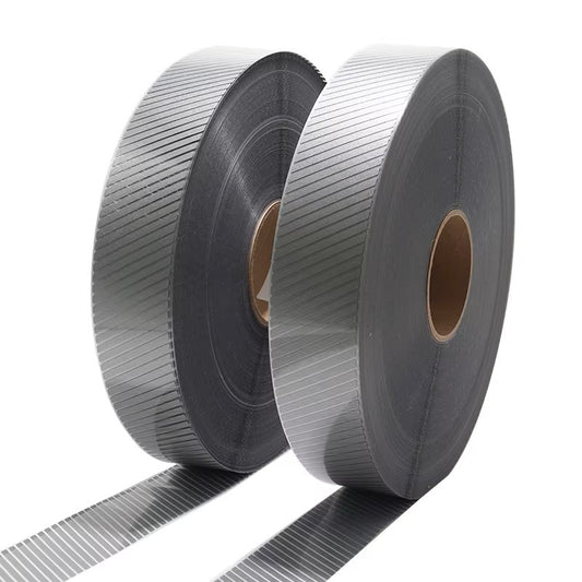 Twill Bright Silver Reflective Elastic Heat Transfer Removable Film 斜纹亮银反光弹力热帖可移膜