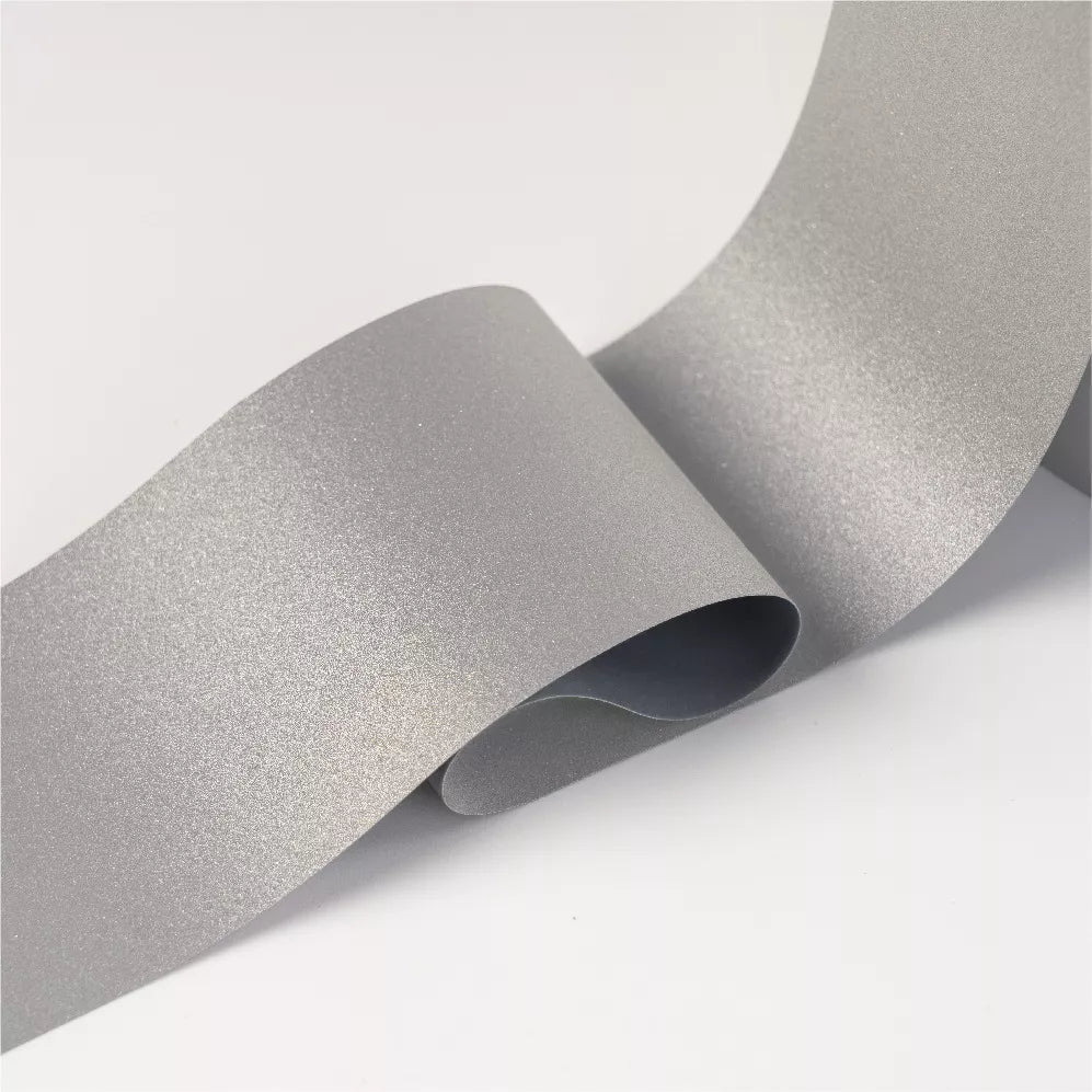 Bright Silver Reflective PU Heat Transfer Film 亮银反光PU热贴膜