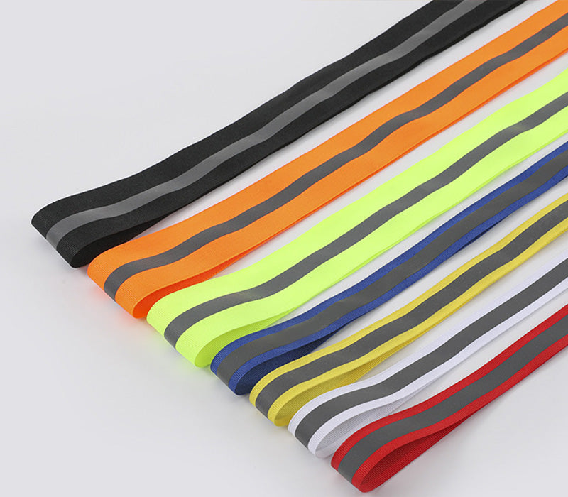 Reflective Heat Transfer Film Iron-On Webbings 反光热帖膜压烫织带