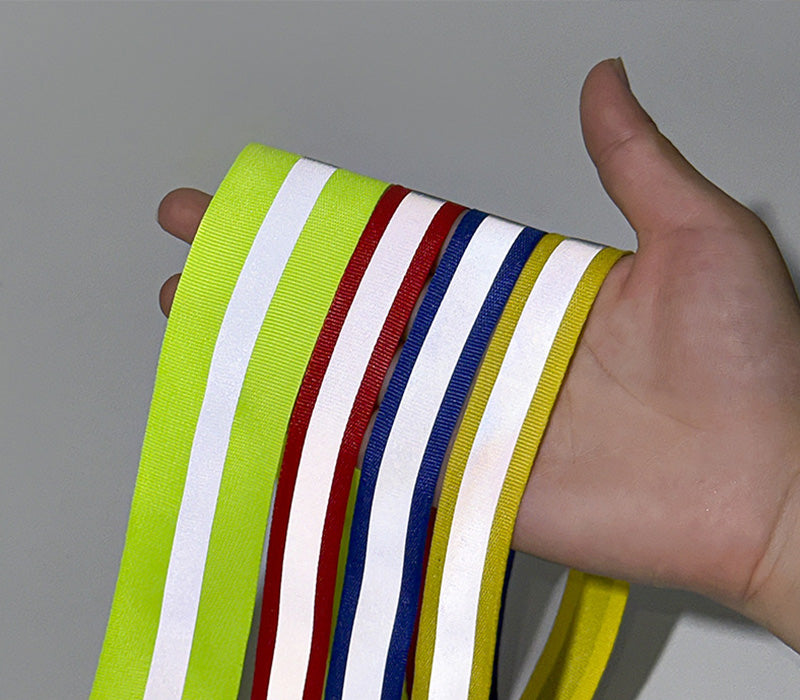 Reflective Heat Transfer Film Iron-On Webbings 反光热帖膜压烫织带