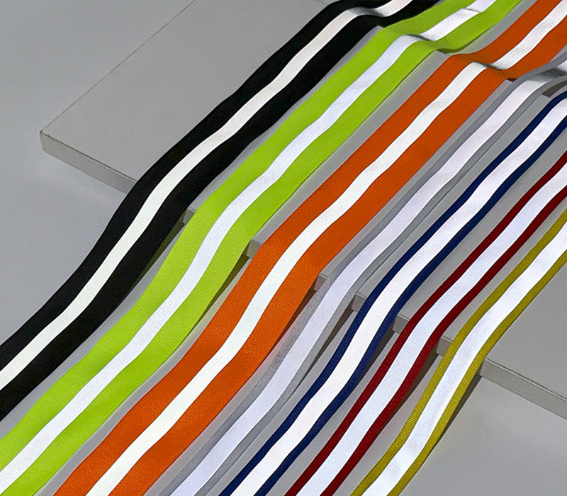 Reflective Heat Transfer Film Iron-On Webbings 反光热帖膜压烫织带