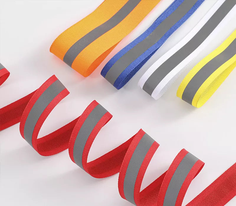 Reflective Heat Transfer Film Iron-On Webbings 反光热帖膜压烫织带