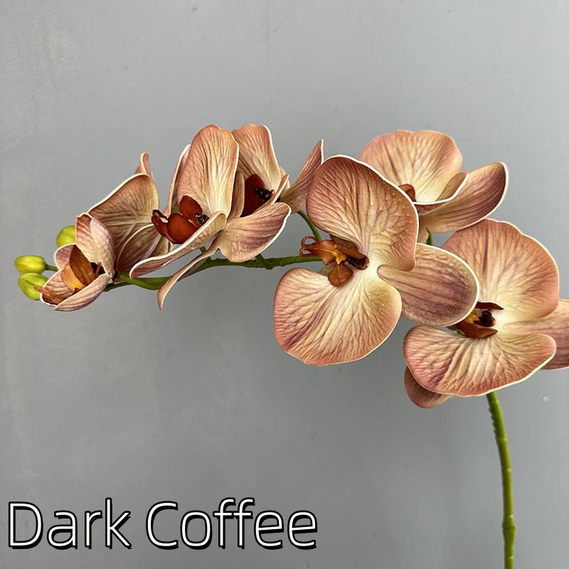 Autumn New Arrival 76CM Artificial 7 Heads Orchid Realistic Modern Flowers Home Wedding Outdoor Decoration