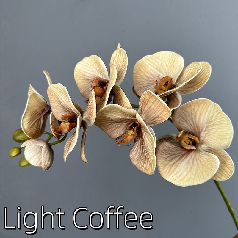 Autumn New Arrival 76CM Artificial 7 Heads Orchid Realistic Modern Flowers Home Wedding Outdoor Decoration