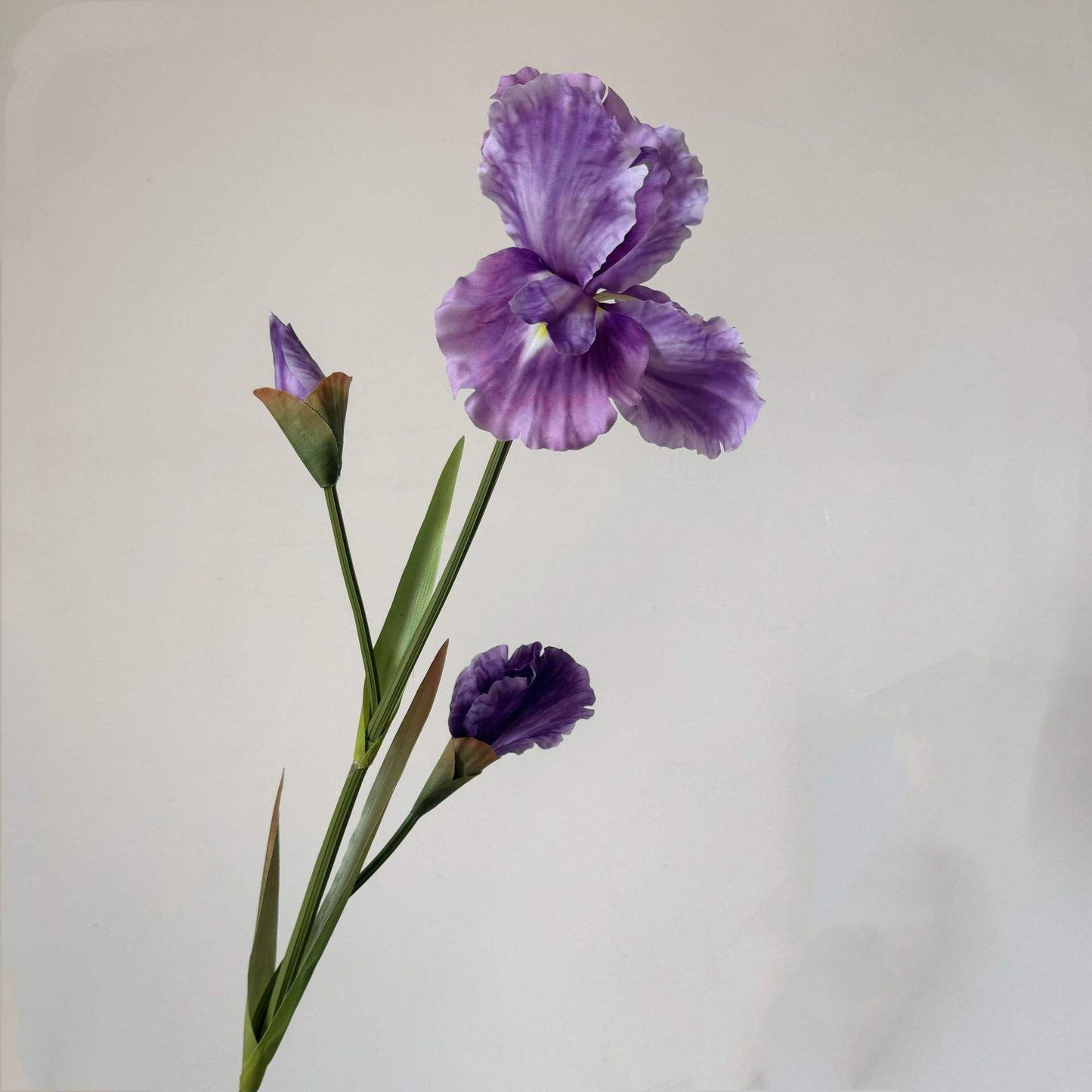 Realistic Handmade 80cm Silk Artificial Iris Flowers for Wedding and Home Arrangement Decoration Table Centerpiece