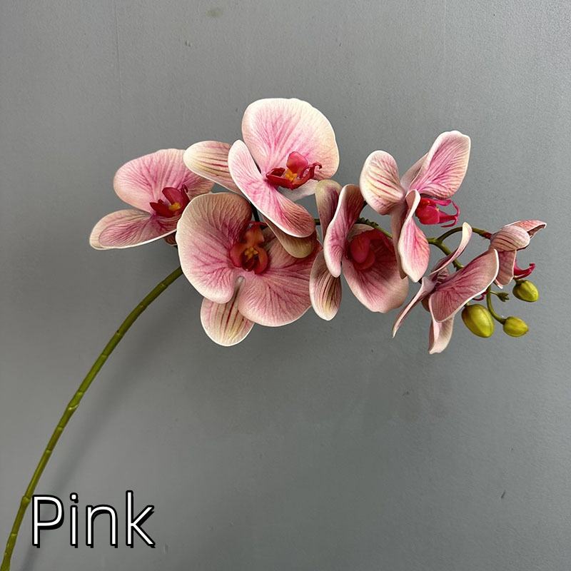 Autumn New Arrival 76CM Artificial 7 Heads Orchid Realistic Modern Flowers Home Wedding Outdoor Decoration