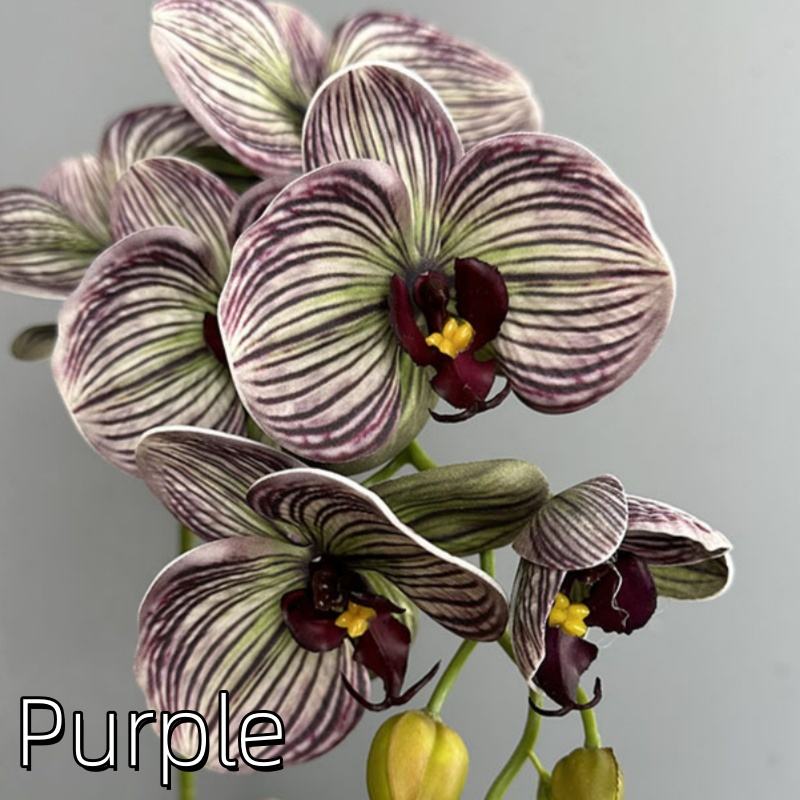 Autumn New Arrival 76CM Artificial 7 Heads Orchid Realistic Modern Flowers Home Wedding Outdoor Decoration