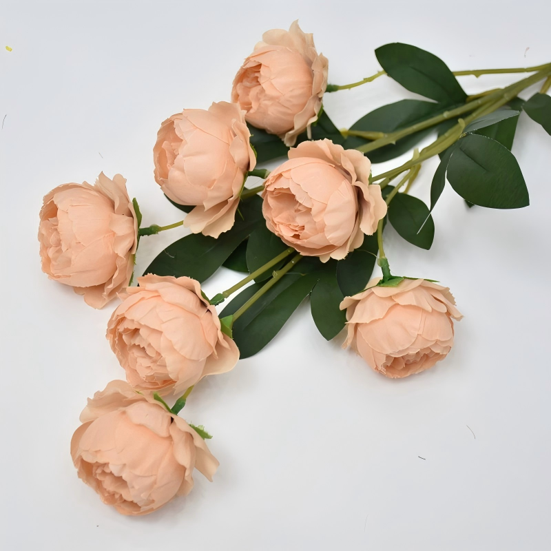Wholesale Factory Artificial Flower Peony Single Stem for Wedding Events Home Decoration