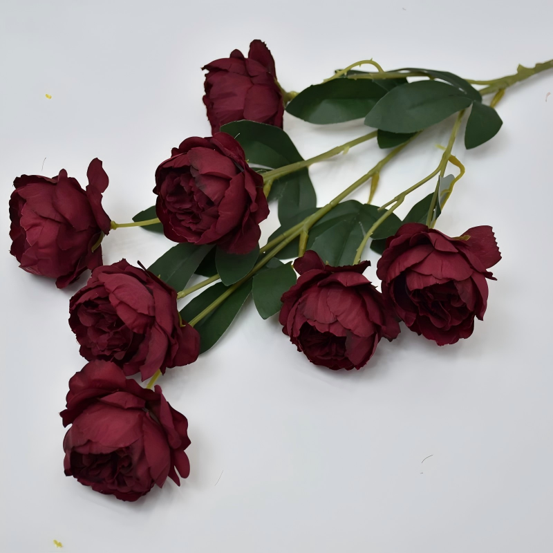 Wholesale Factory Artificial Flower Peony Single Stem for Wedding Events Home Decoration