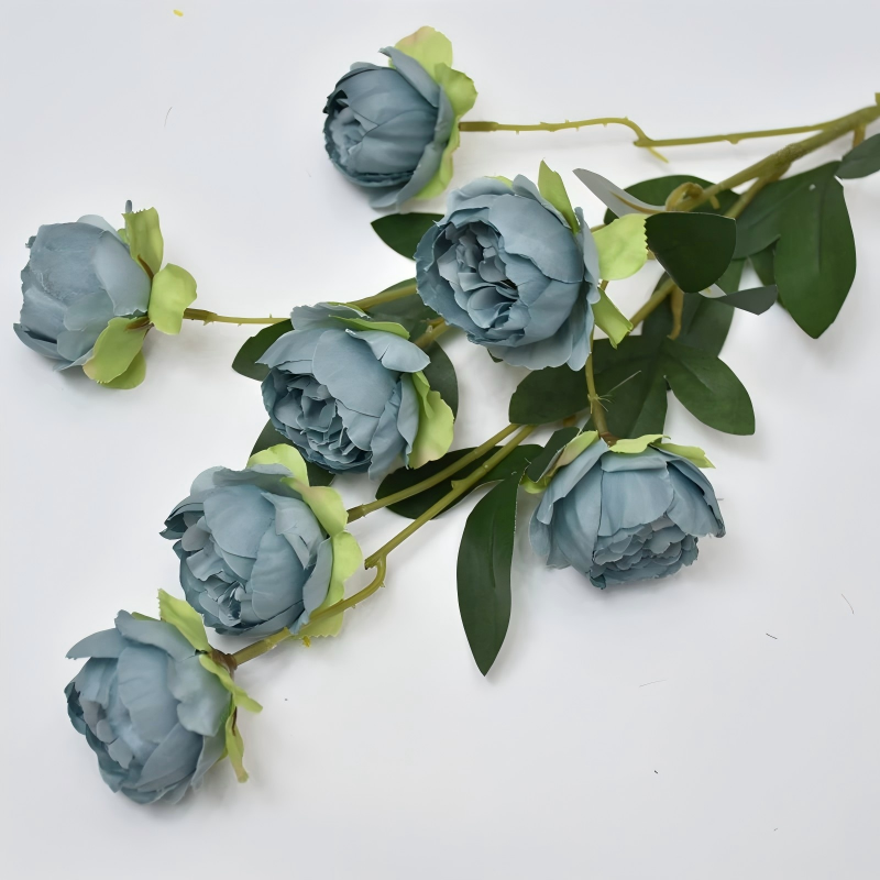 Wholesale Factory Artificial Flower Peony Single Stem for Wedding Events Home Decoration
