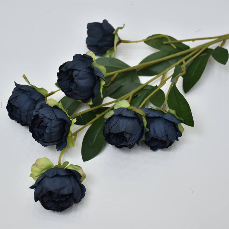 Wholesale Factory Artificial Flower Peony Single Stem for Wedding Events Home Decoration